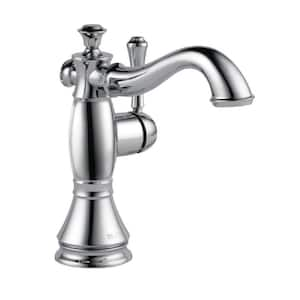 Cassidy Single Hole Single-Handle Bathroom Faucet with Metal Drain Assembly in Chrome