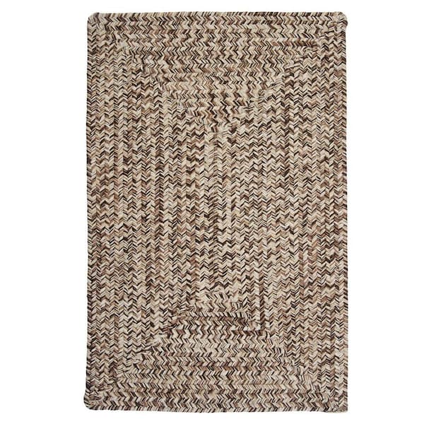 Home Decorators Collection Wesley Weathered Brown 8 ft. x 11 ft. Tweed Indoor/Outdoor Area Rug