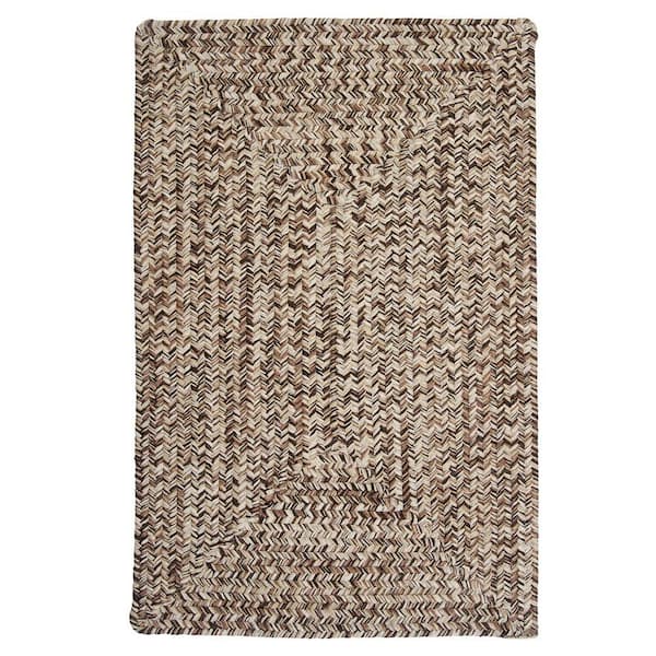 Wesley Weathered Brown 12 ft. x 15 ft. Tweed Indoor/Outdoor Area Rug