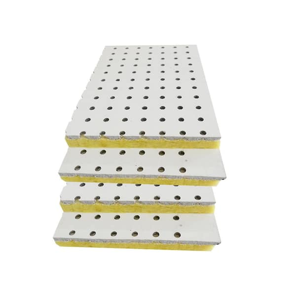 Wellco 2 ft. x 2 ft. Calcium Silicate Sound-absorbing Board Acoustic Panels, 4 Pack