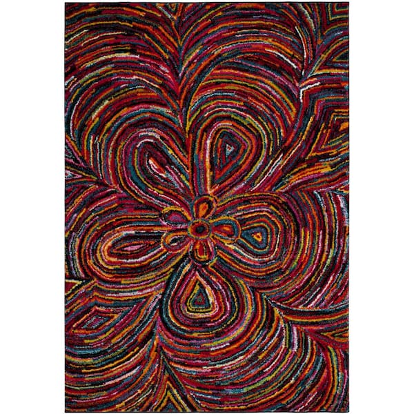 SAFAVIEH Aruba Multi 4 ft. x 6 ft. Floral Area Rug