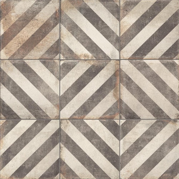 D'Anticatto Decor Obliqua 8-3/4 in. x 8-3/4 in. Porcelain Floor and Wall Tile (11.0 sq. ft./Case)