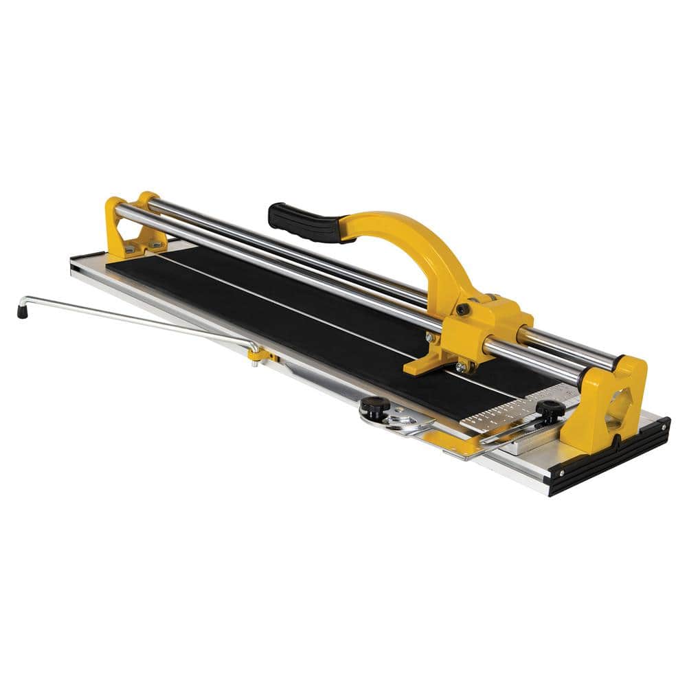 QEP 24 in. Ceramic and Porcelain Professional Tile Cutter with 7/8 in.  Scoring Wheel with Ball Bearings 10630 The Home Depot