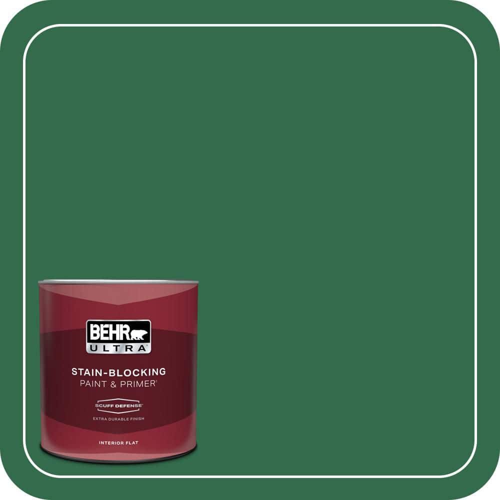 1 qt. #S-H-460 Chopped Chive Extra Durable Flat Interior Paint & Primer price history on PriceWatchPro