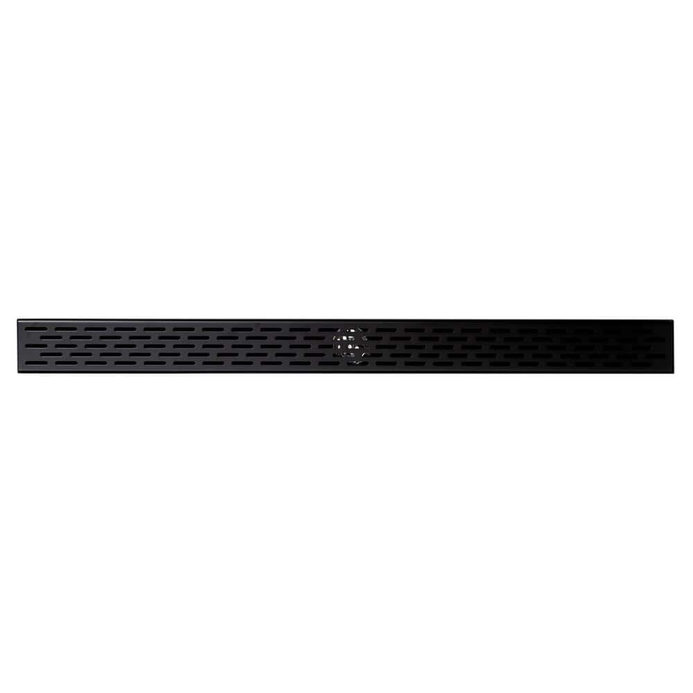 36'' Black Matte Stainless Steel Linear Shower Drain