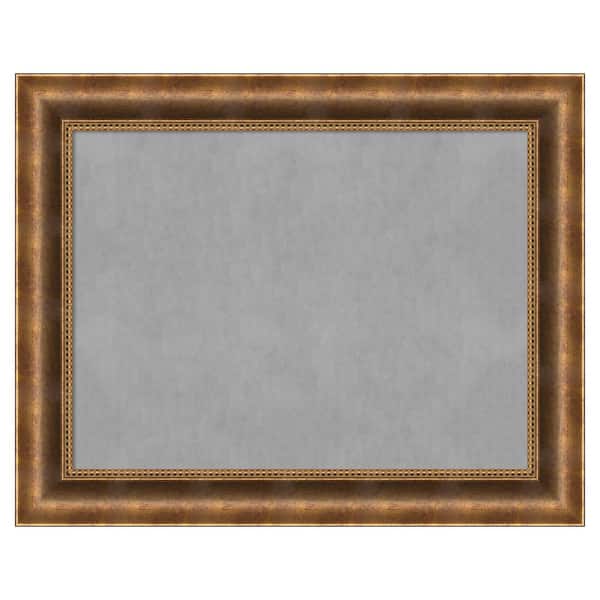 Amanti Art Manhattan Bronze 29 in. x 23 in. Framed Magnetic Board