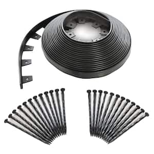 60 ft. No-Dig Plastic Landscape Edging Kit