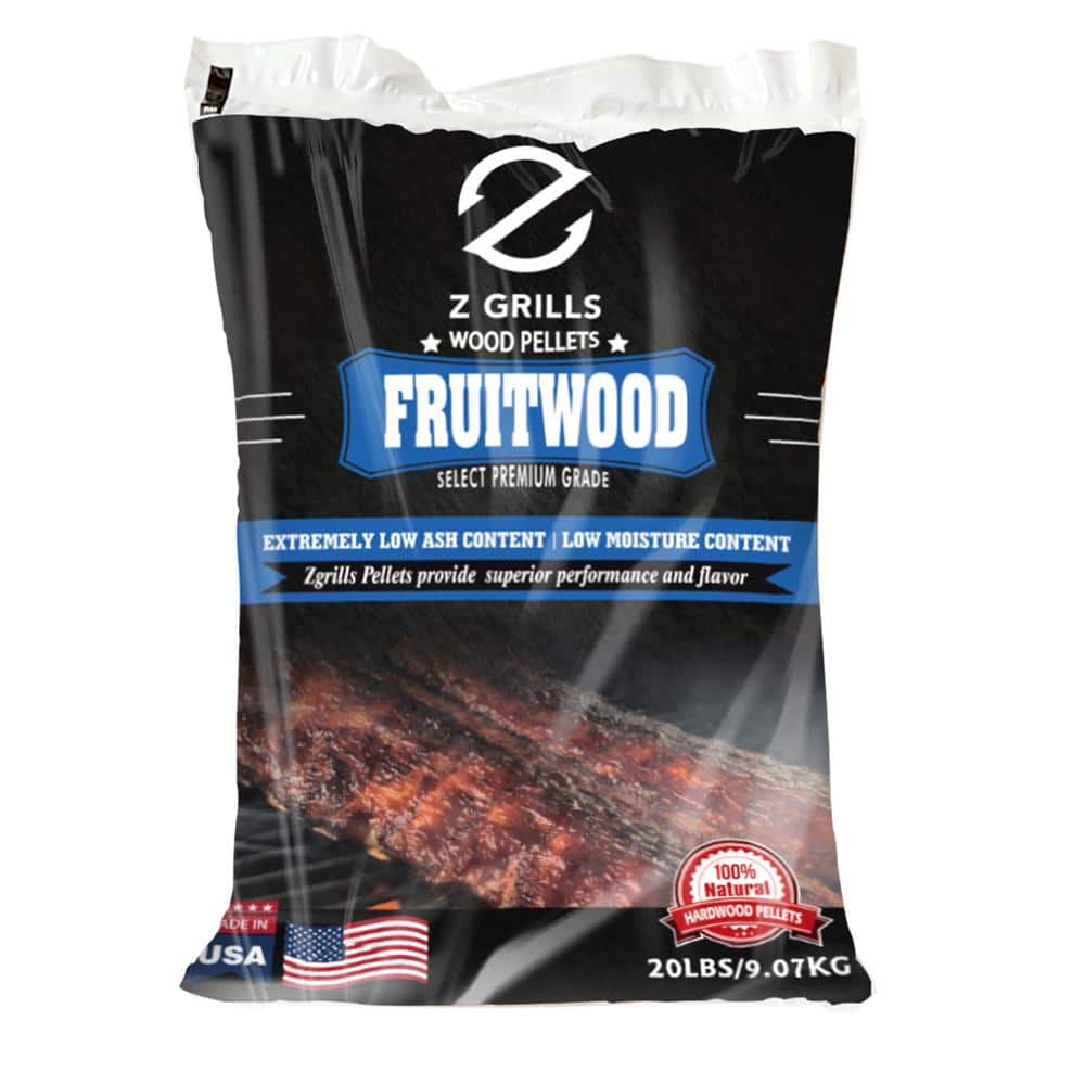 Z GRILLS Fruitwood All-Natural Wood Grilling Pellets, 20 lb. Bag