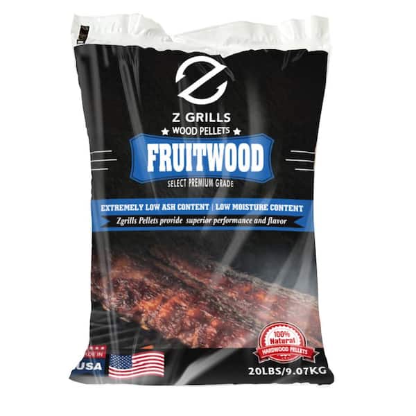 Fruitwood All-Natural Wood Grilling Pellets, 20 lb. Bag