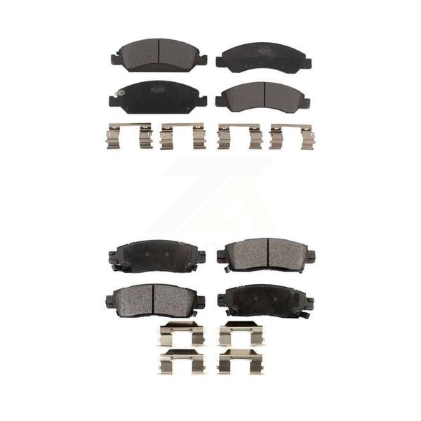 TEC Front Rear Ceramic Brake Pads Kit For Cadillac XTS KTC-100162