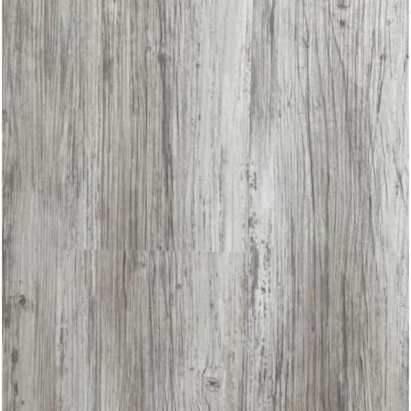 Deco Products White Grey Vinyl Plank Sample