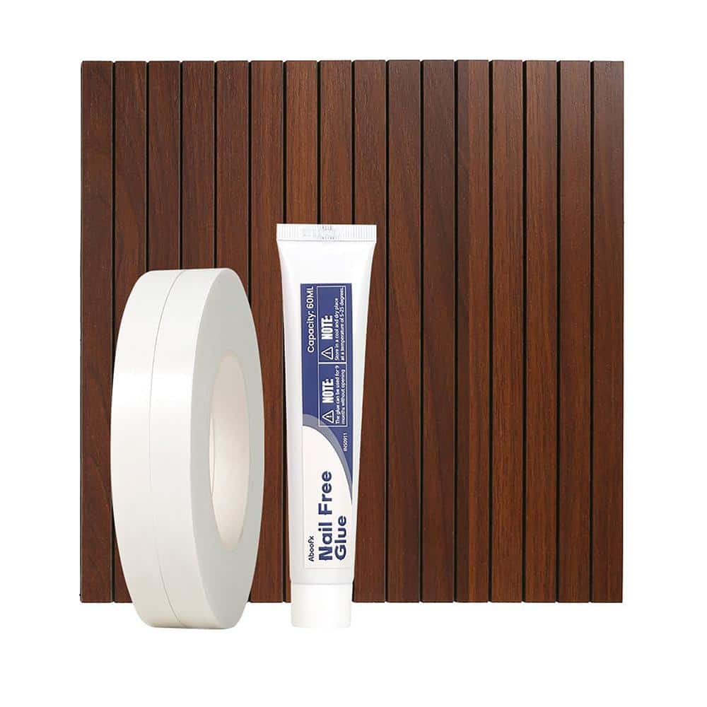 Afoxsos Soundproof 1/4 in. T 11.8 in. W x 0 ft. L Shiplap