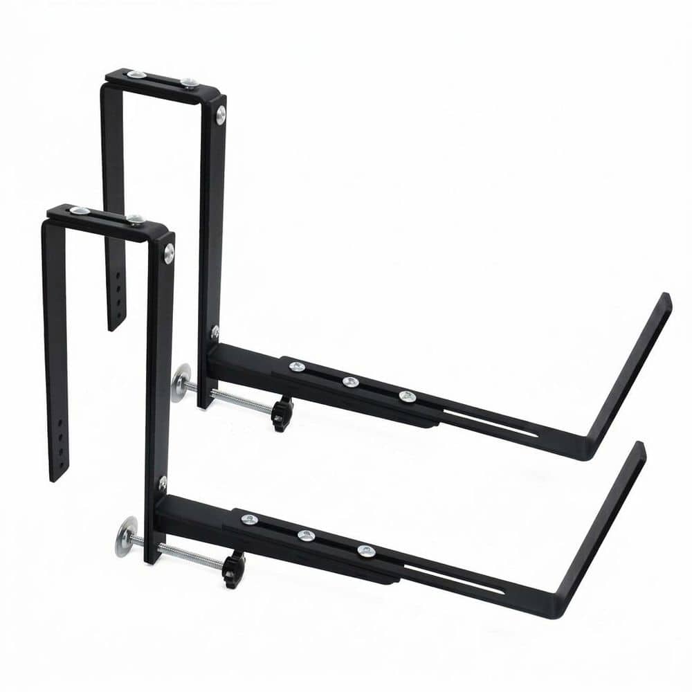 Iron Adjustable Window Box Bracket with Heavy Duty Wall Mount Planter Holder, Rust Resistant, 2-Pack price history on PriceWatchPro