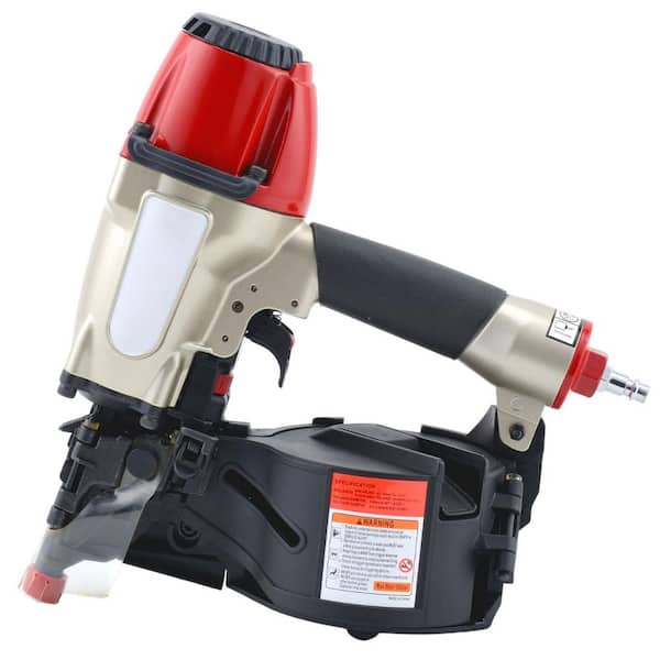 15 Gauge 1-1/4 in. to 2-1/2 in. Pneumatic Coil Siding Nailer for Siding Sheathing Fencing Roof Decking