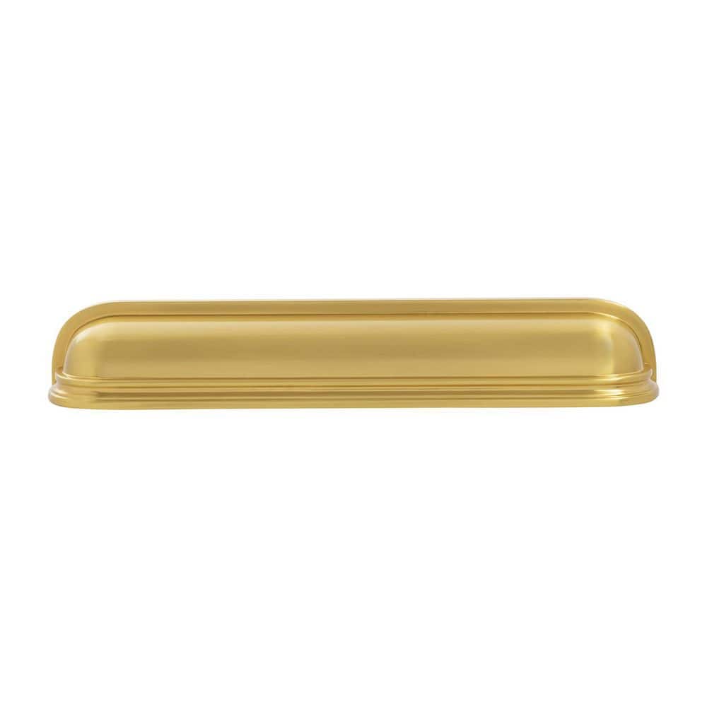 Berkshire Collection 5-1/16 in & 6-5/16 in (128mm & 160mm) Center to Center Brushed Golden Brass Cabinet Cup Pull price history on PriceWatchPro