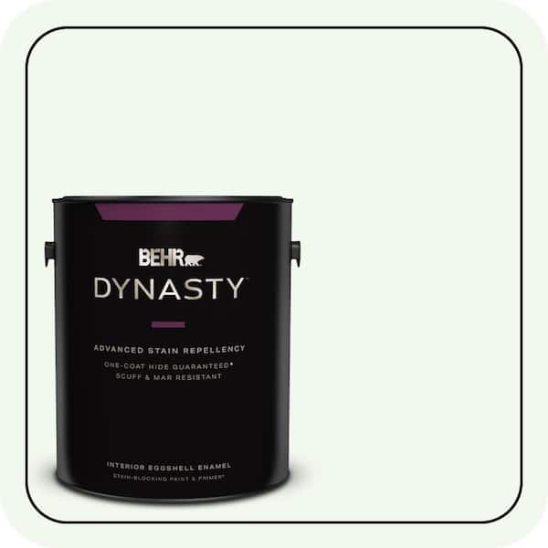 BEHR DYNASTY 1 gal. #GR-W05 Unwind Eggshell Enamel Interior Stain-Blocking Paint & Primer