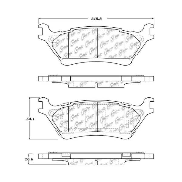 Centric Parts Disc Brake Pad Set 2014 Ford F-150 V6