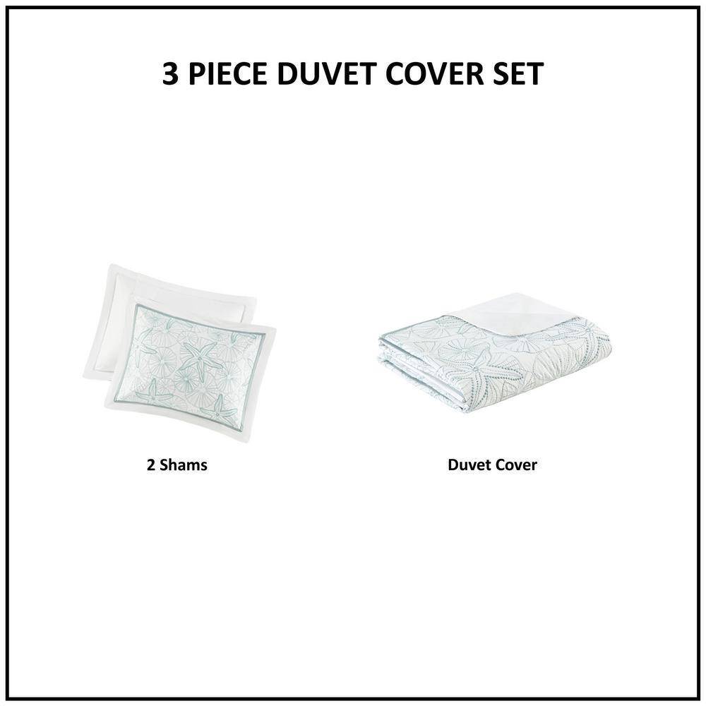 Maya Bay Coastal King Cotton Duvet Cover Set