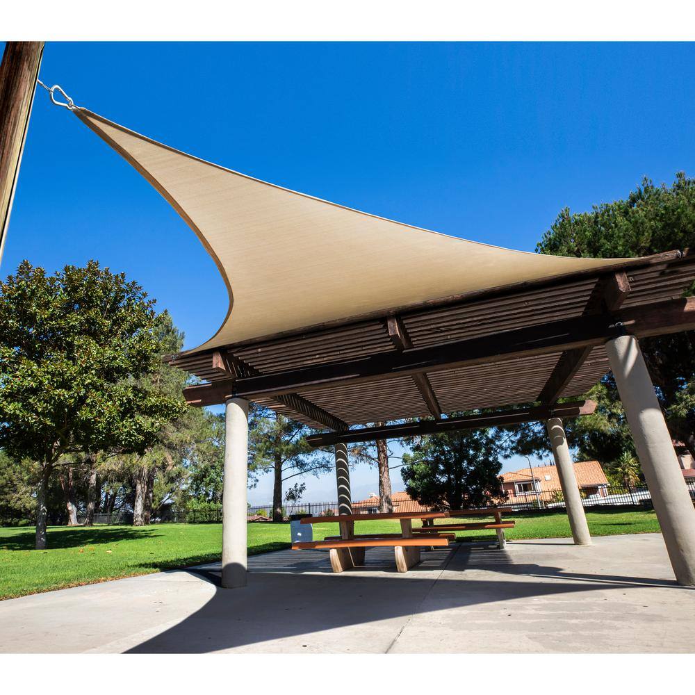 Stainless Steel Triangle Shade Sail Hardware Kit with Cables