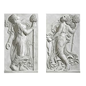 37 in. x 21 in. Dancing Greek Maenads with Thyrsus Left and Right Wall Friezes (2-Piece)