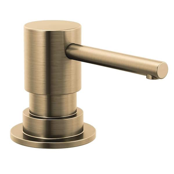 Delta Trinsic Deck Mount Metal Soap Dispenser in Champagne Bronze