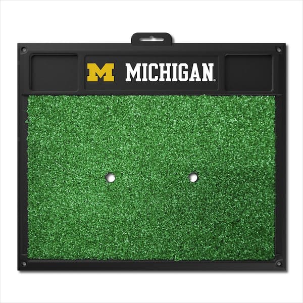 FANMATS NCAA University of Michigan 17 in. x 20 in. Golf Hitting Mat