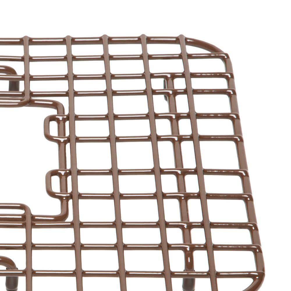 SinkSense Gehry Antique Brown 14" x 11.75" Kitchen Sink Bottom Grid