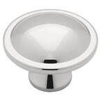 Liberty Contempo 1-1/2 in. (38 mm) Polished Chrome Round Cabinet Knob