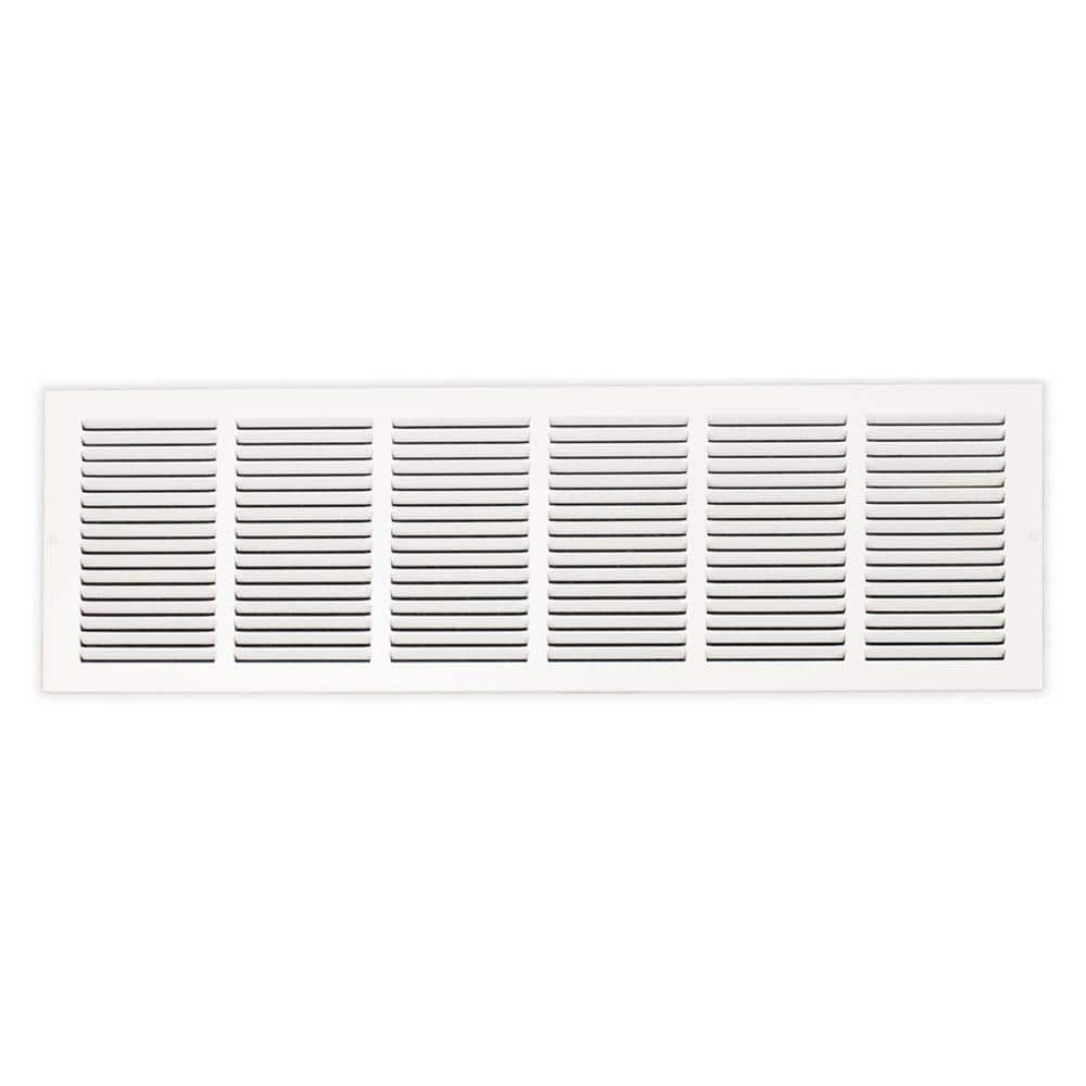 30 in. x 8 in. Steel Return Air Grille in White price history on PriceWatchPro