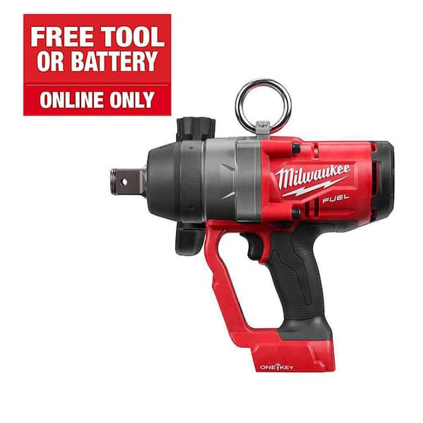 M18 FUEL ONE-KEY 18V Lithium-Ion Brushless Cordless 1 in. Impact Wrench with Friction Ring (Tool-Only)