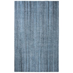 Abstract Gray 4 ft. x 6 ft. Solid Area Rug