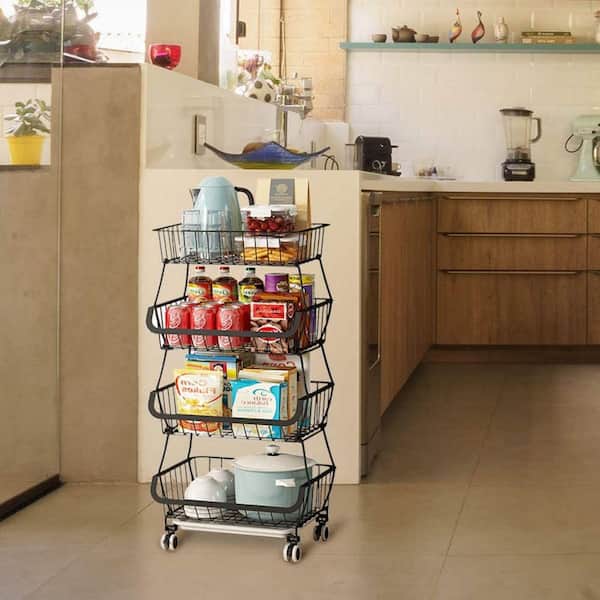 1pc Cabinet Under Shelf Basket For Kitchen, Dormitory, Desk