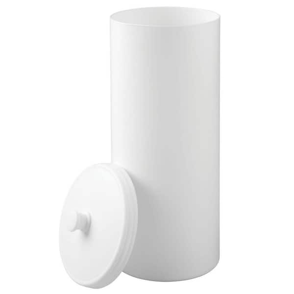 Toilet Paper Holder Stand, Storage Cabinet Beside Toilet for Small Space  Bathroom with Toilet Roll Holder, White B09VLD3F3P - The Home Depot