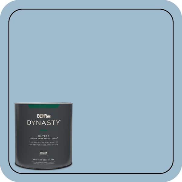 BEHR DYNASTY 1 qt. #S500-3 Partly Cloudy Semi-Gloss Exterior Stain-Blocking Paint & Primer