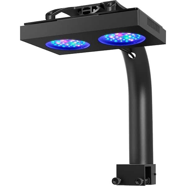 150-Watt Reef LED Light for SPS LPS Corals and Saltwater Fish Tanks Enhanced Violet Blue Spectrum Wide Angle Lens