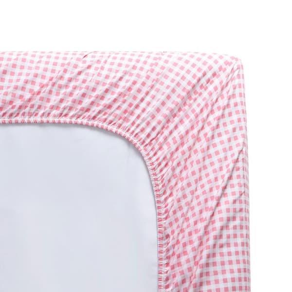 Pink Cookie Twin Sheet Set - Pink Fair Isle