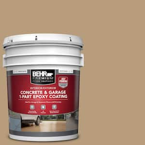 5 gal. #PFC-28 Desert Sandstone Self-Priming 1-Part Epoxy Satin Interior/Exterior Concrete and Garage Floor Paint