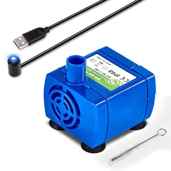 Pet Water Fountain Replacement Pump DR-DC160 Motor Ultra Quiet Long-Life USB Power Compatible with Various Fountains