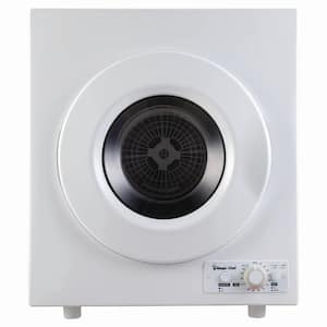 3.5 cu. ft. White Compact Electric Dryer