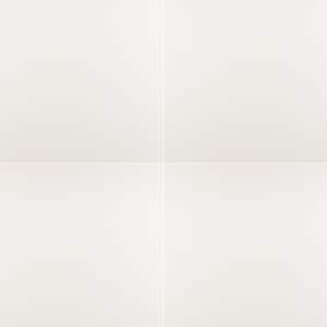 White 24 in. x 24 in. Matte Porcelain Floor and Wall Tile(48-Cases/558.72 sq. ft./Pallet)