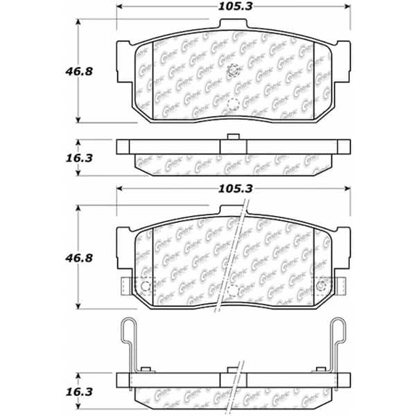 Centric Parts Disc Brake Pad Set