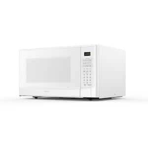 21.8 in. W 1.4 cu ft Microwave in White with Sensor Cooking