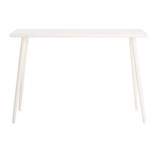 Marshal 48 in. Rustic White Wood Console Table