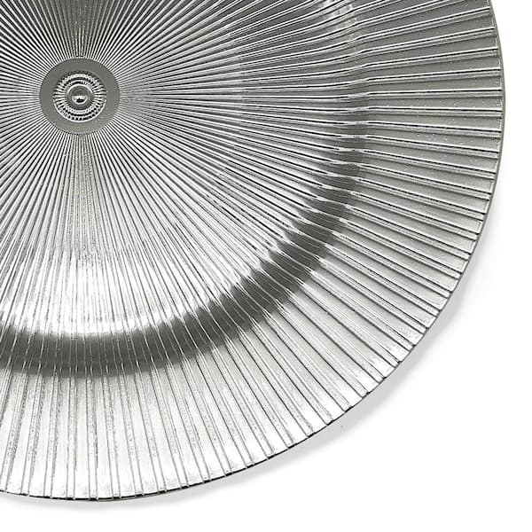 30cm,35cm, 40cm Stainless Steel Metal Plate Bronze Round Dish  Plate/cooper/bronze Metal Serving Tray charger plate