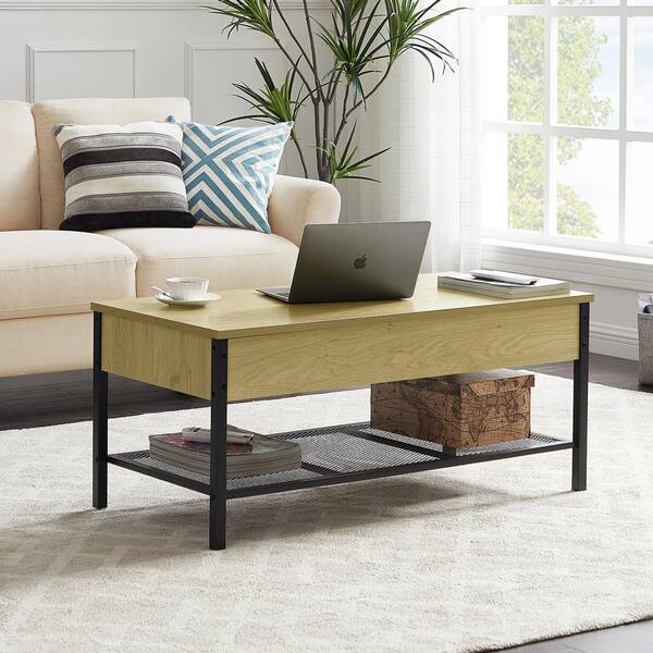 yellow coffee table set