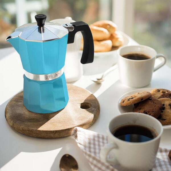 Zulay Kitchen 6-Cup Premium Moka Pot Stovetop Espresso Maker