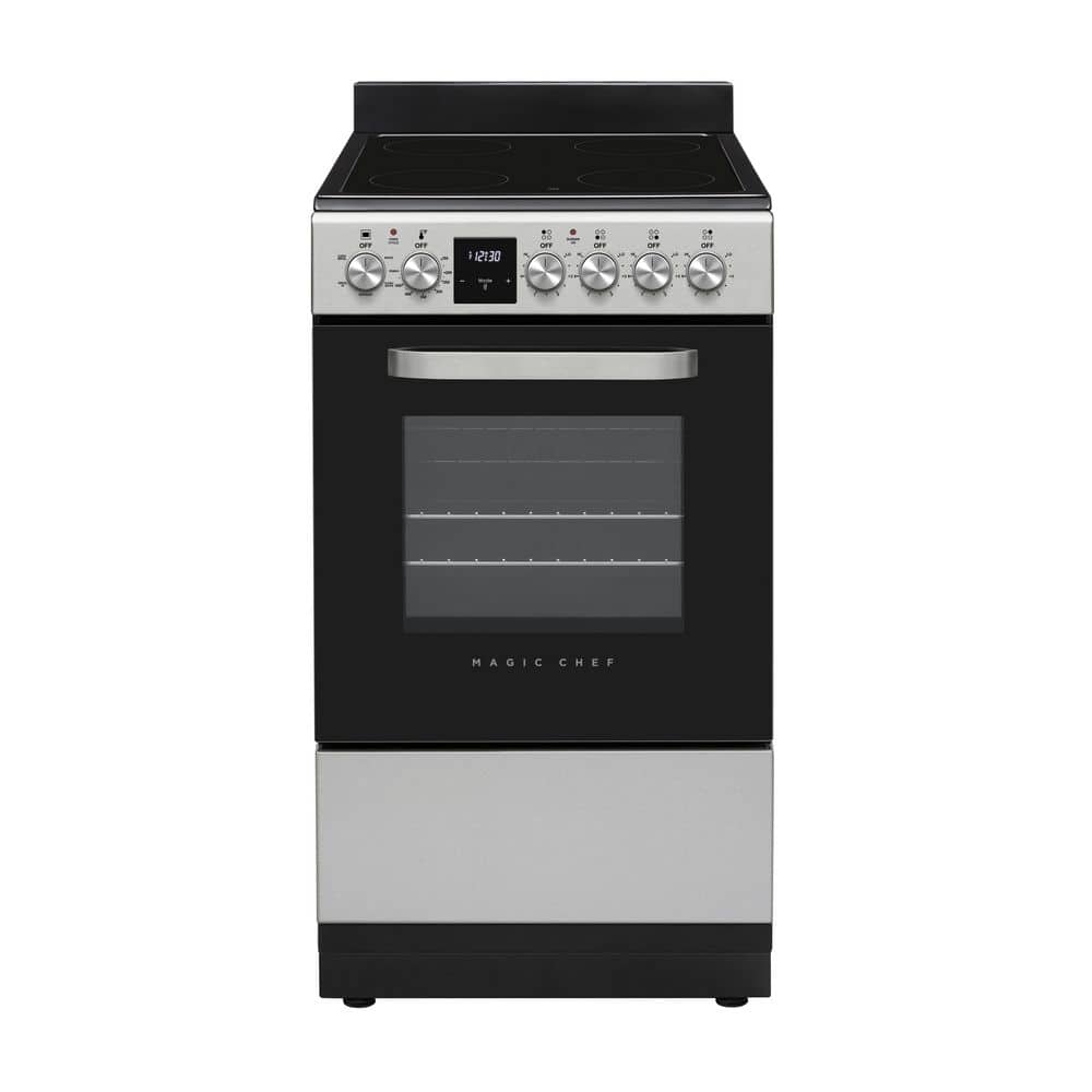Magic Chef 20 in. 4 Burner Elements Slide-in Electric Range in ...
