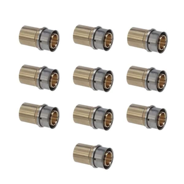 Viega PureFlow 1 in. Press x 1 in. FTG Zero Lead Bronze Adapter (10-pack)