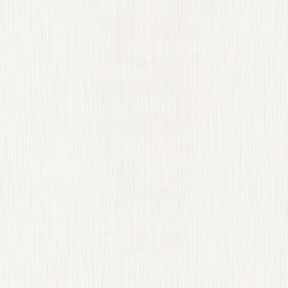 Brewster Albrecht White Vertical Vinyl Non-Pasted Textured Paintable ...