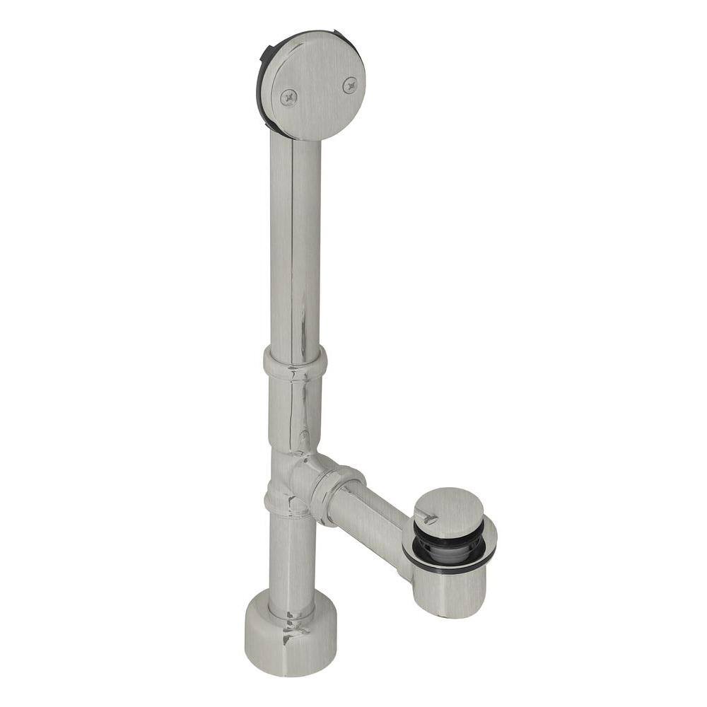 Fully Finished 14 in. Waste and Overflow, Brushed Nickel price history on PriceWatchPro